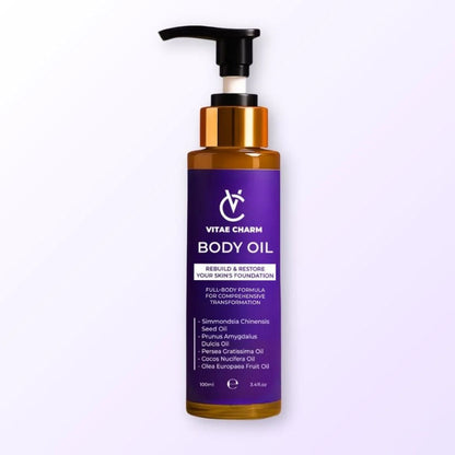 Vitae Charm Body Oil For Cancer Survivors.