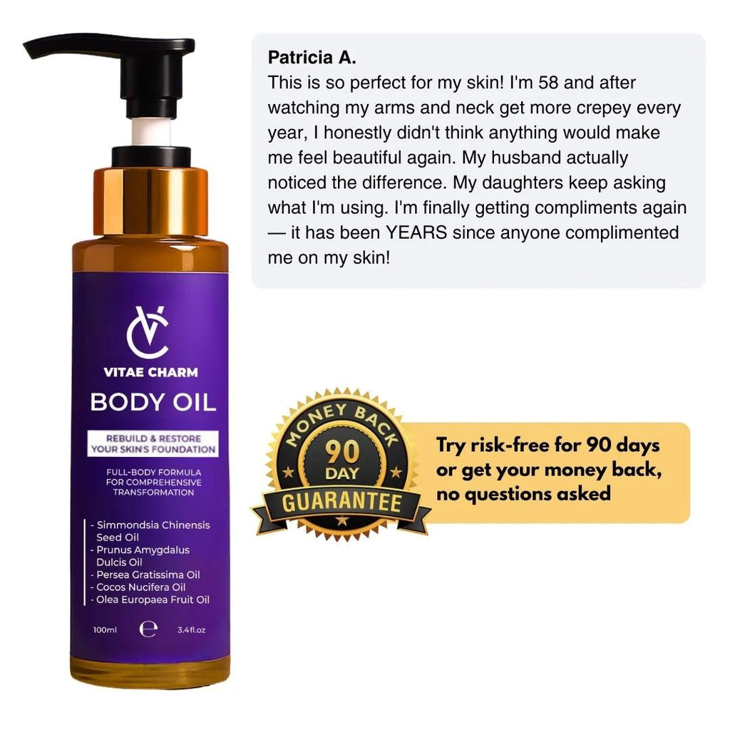 Vitae Charm Body Oil, 3.4 fl. oz
